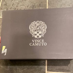 Black Vince Camuto Shoes with Gold sequins